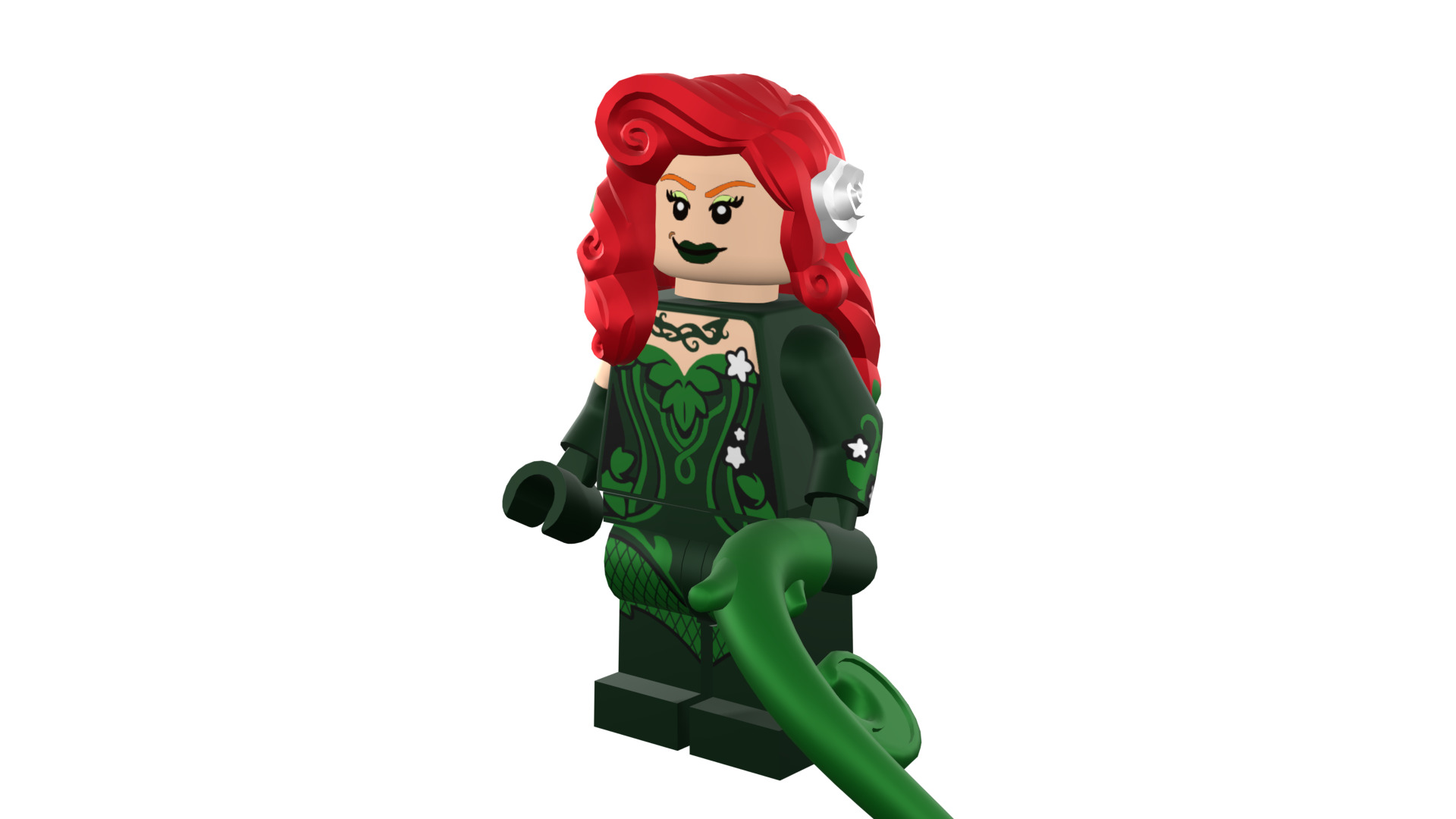3D print minifigure - Poison-Ivy - V1 3D print model_46