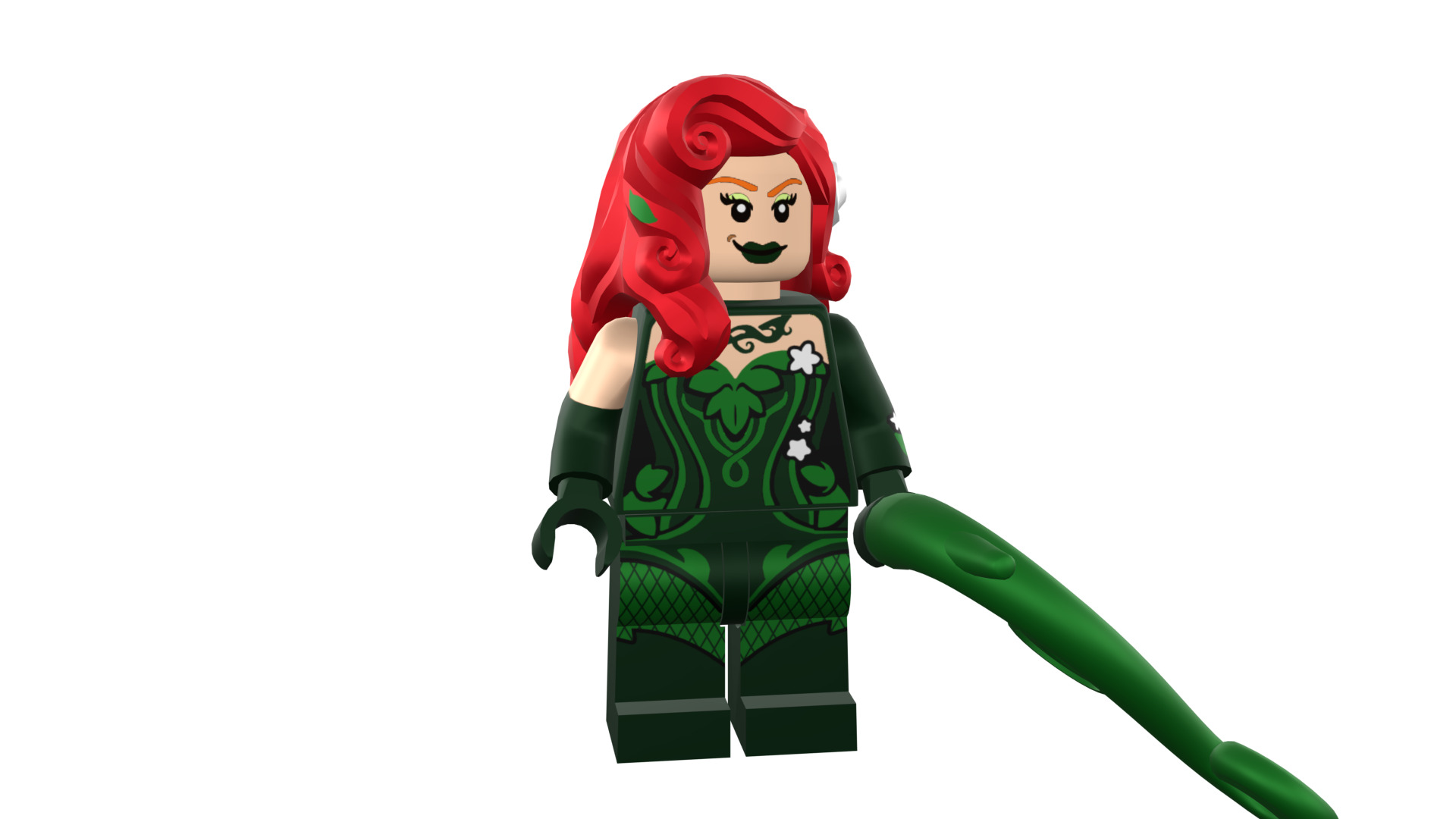 3D print minifigure - Poison-Ivy - V1 3D print model_8