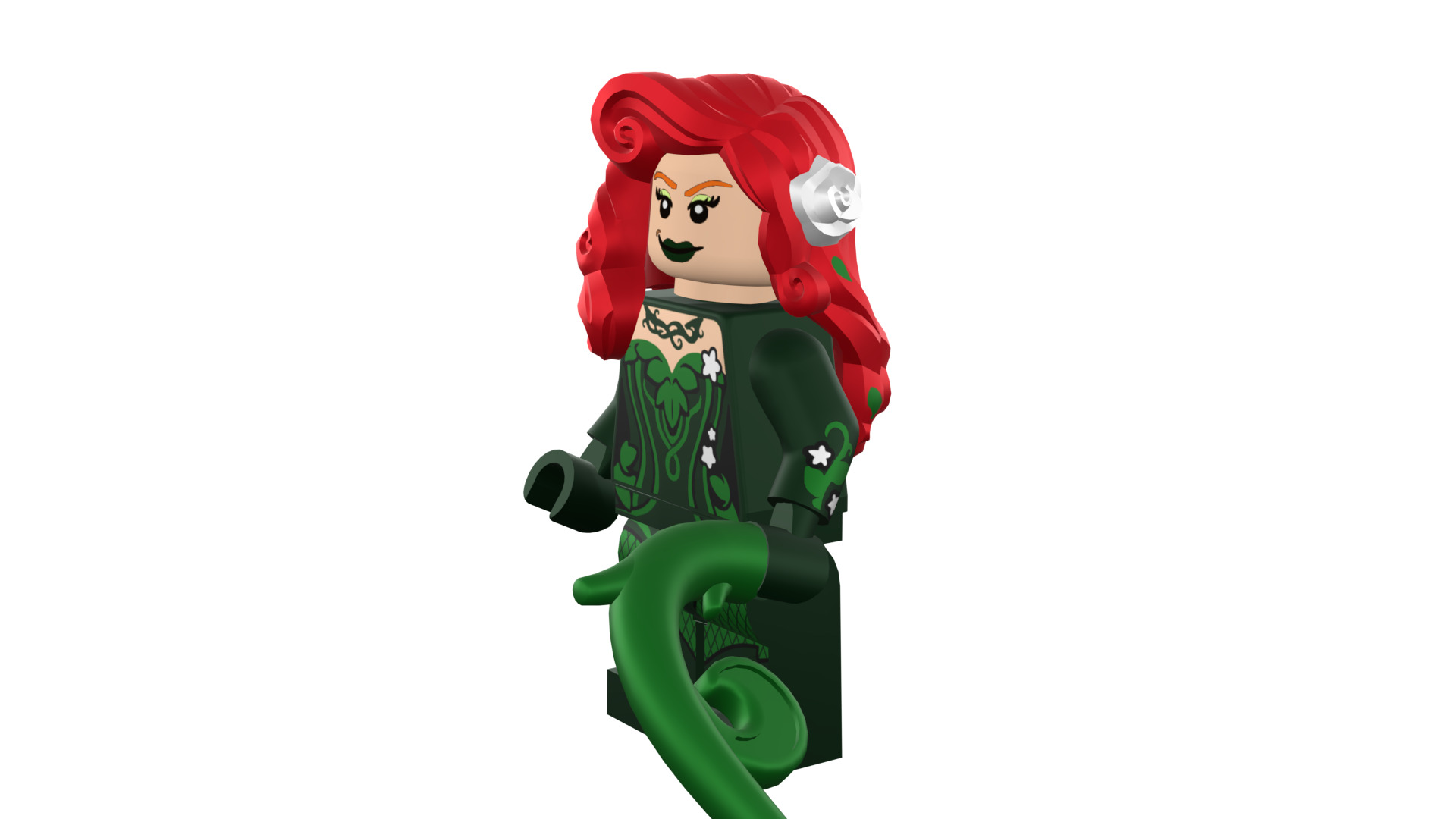 3D print minifigure - Poison-Ivy - V1 3D print model_44