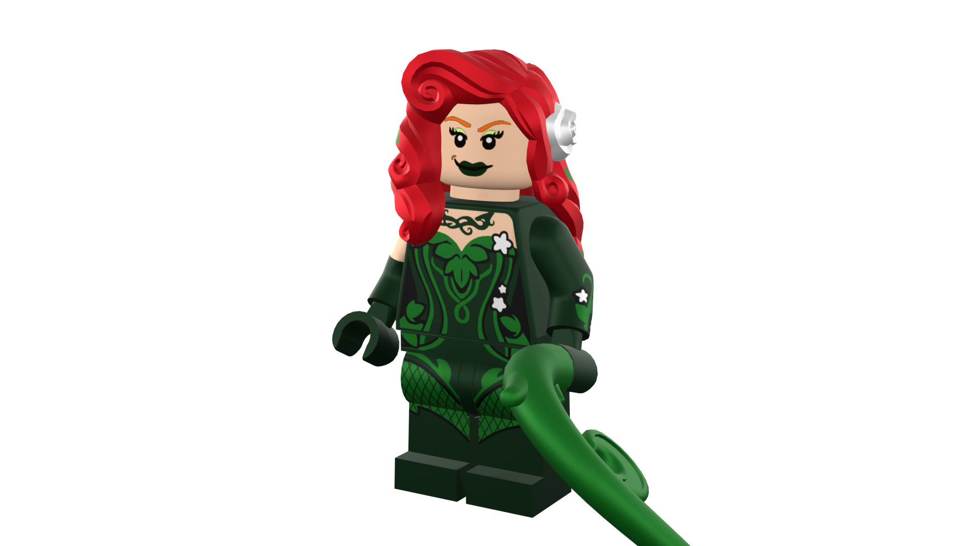 3D print minifigure - Poison-Ivy - V1 3D print model_47