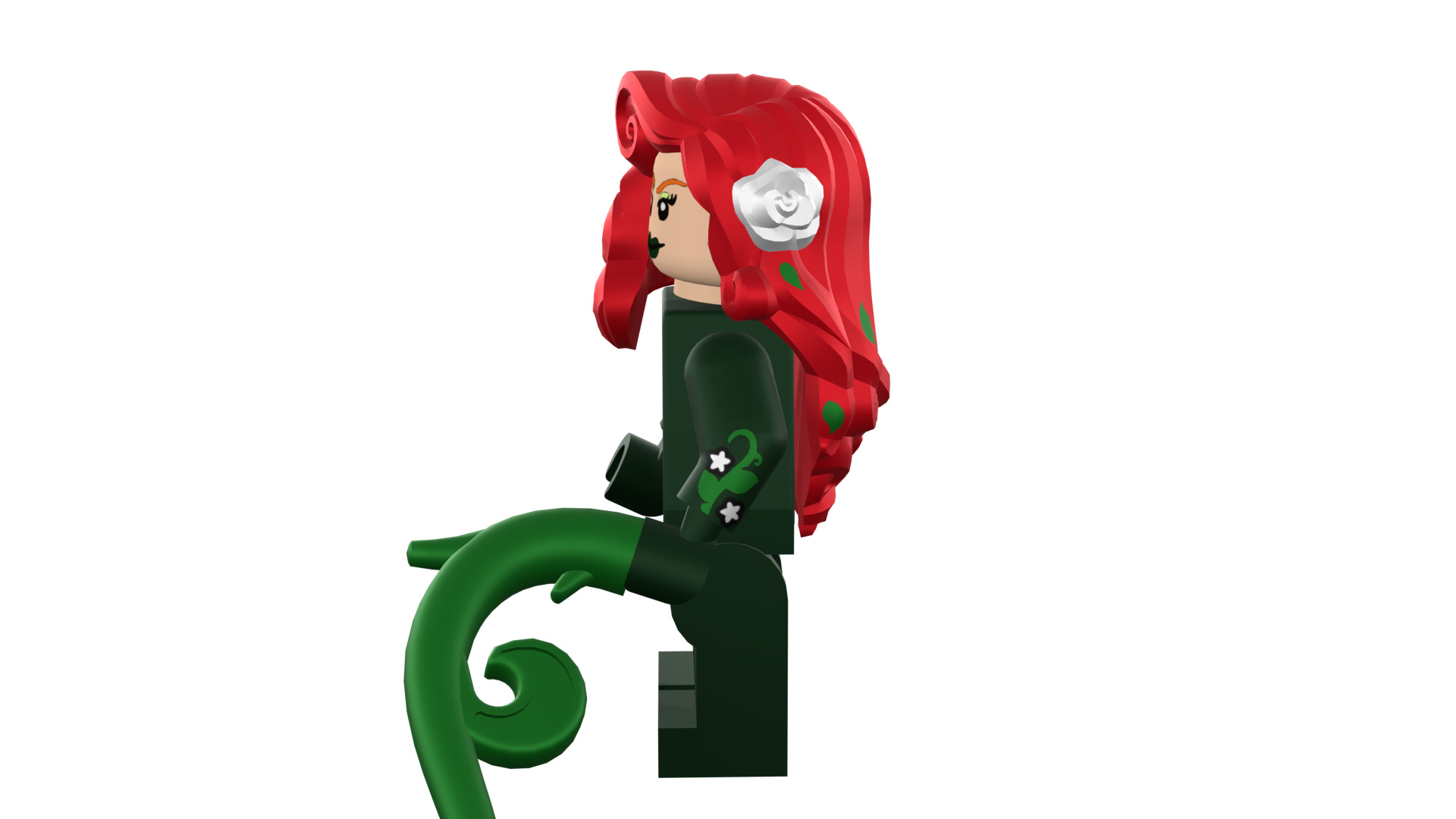 3D print minifigure - Poison-Ivy - V1 3D print model_40