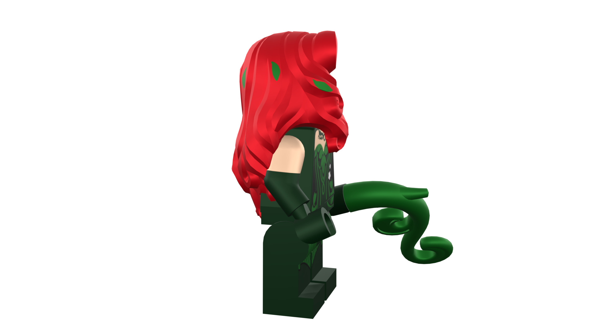 3D print minifigure - Poison-Ivy - V1 3D print model_16