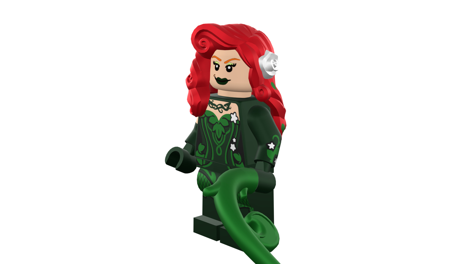 3D print minifigure - Poison-Ivy - V1 3D print model_45