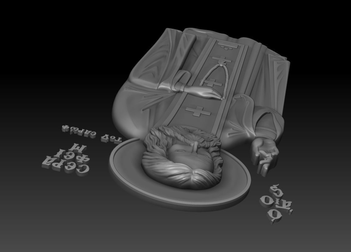 Seraphim of Sarov 3D model_13