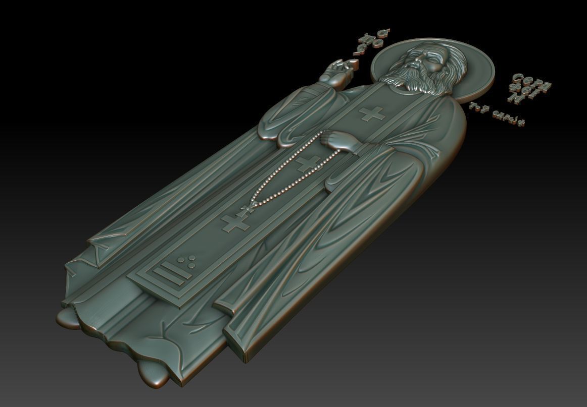 Seraphim of Sarov 3D model_3