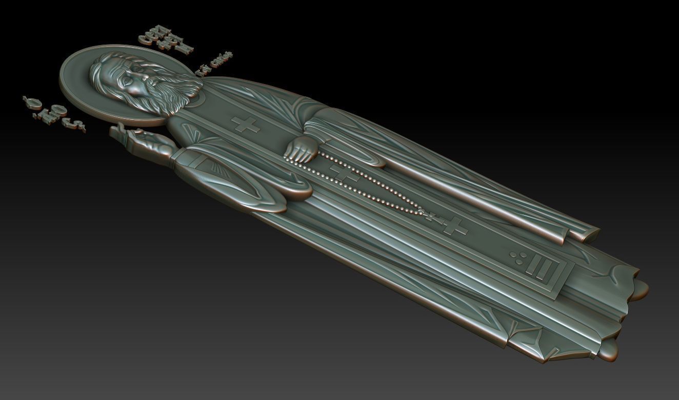 Seraphim of Sarov 3D model_2