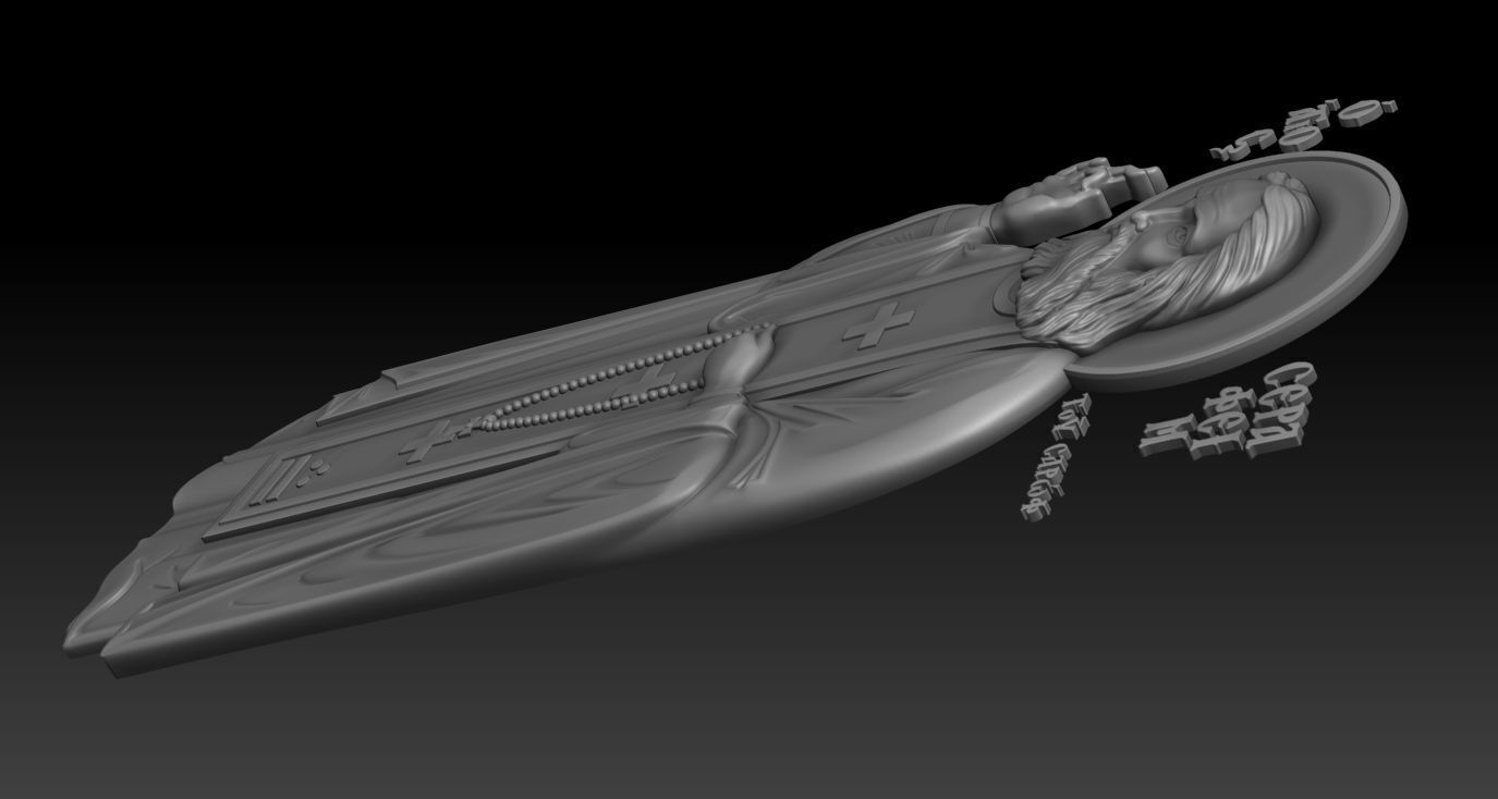 Seraphim of Sarov 3D model_12