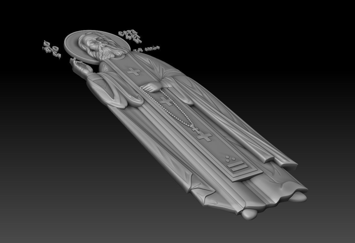 Seraphim of Sarov 3D model_10