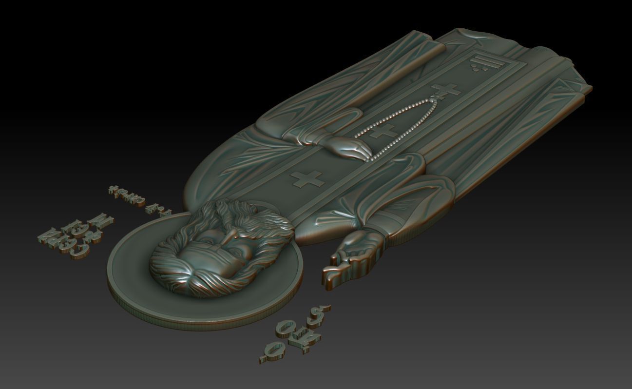 Seraphim of Sarov 3D model_8