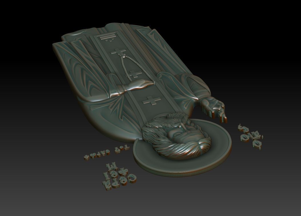 Seraphim of Sarov 3D model_7