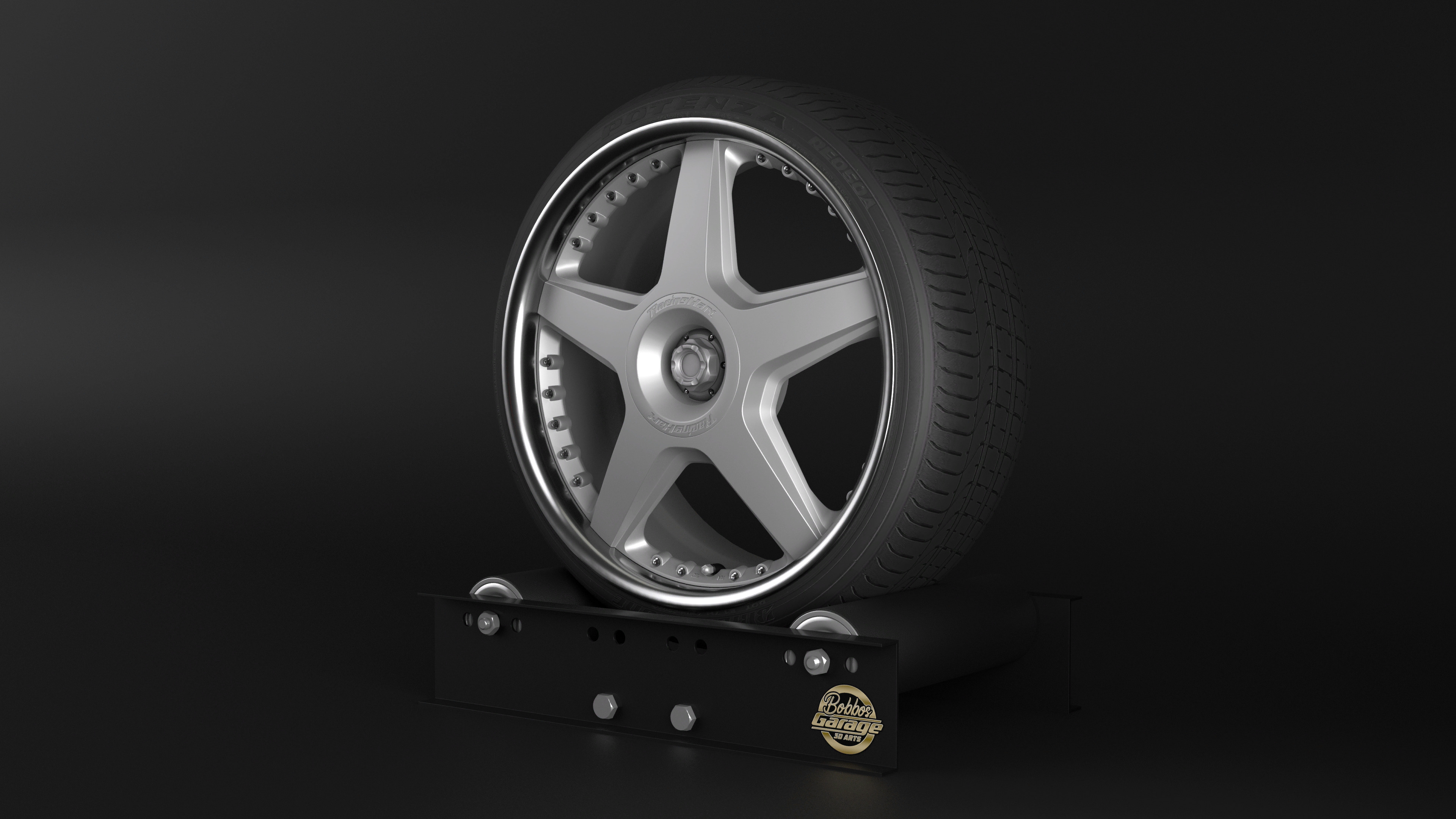 Racing Hart CX Low-poly 3D model_2