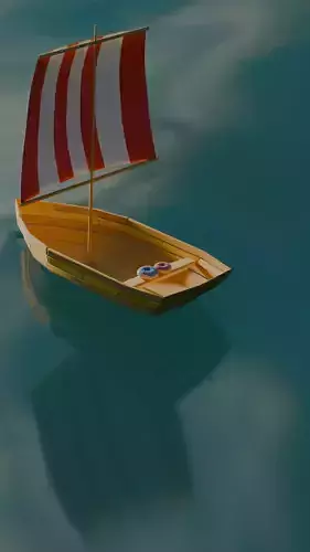 Cute Wooden Boat