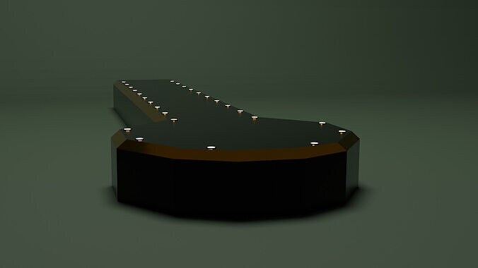 Low Poly Catwalk Low-poly 3D model