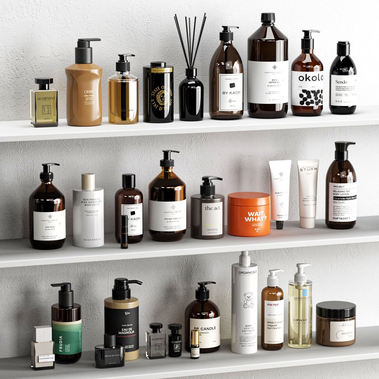 Bathroom Accessories 3D model_1