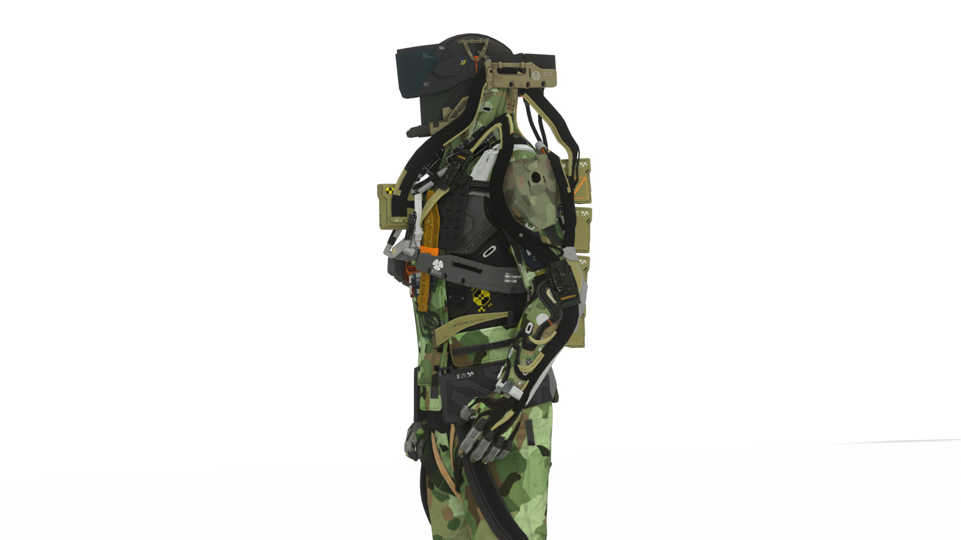 Cyber Assault Robot Soldier 3D Model Low-poly 3D model_7