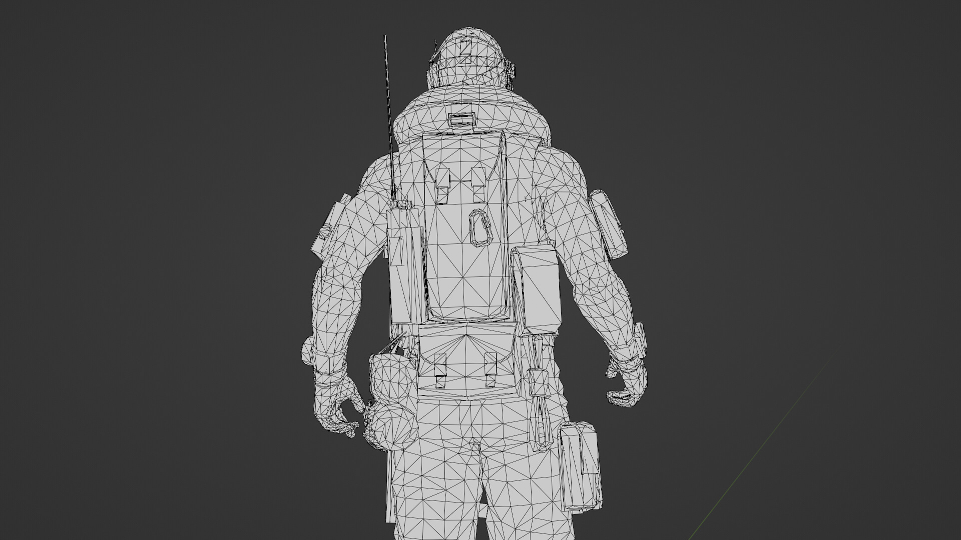 Elite Modern Soldier 3D Model  Rigged and Game Ready Low-poly 3D model_35