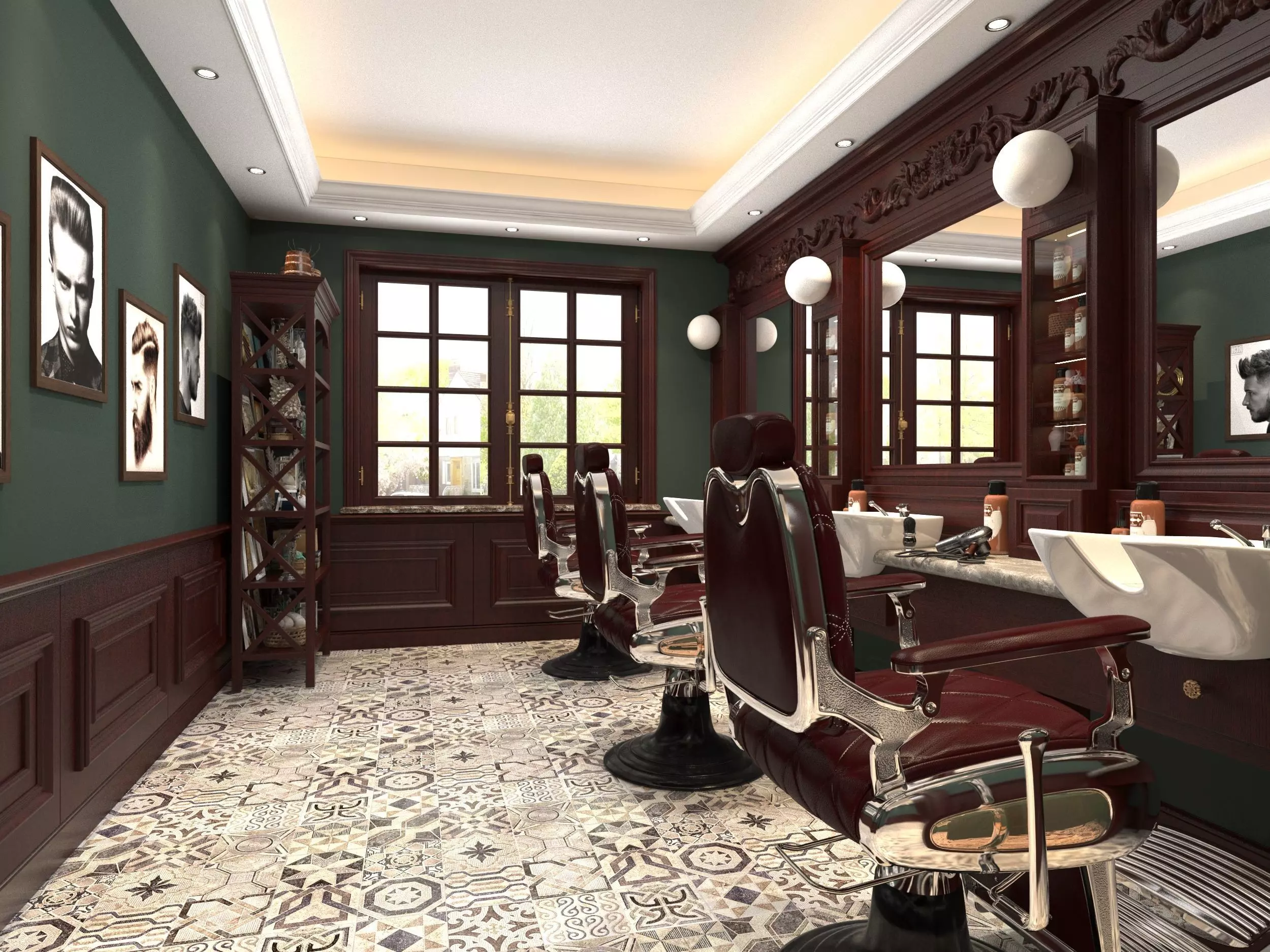 Barber Shop 3D model
