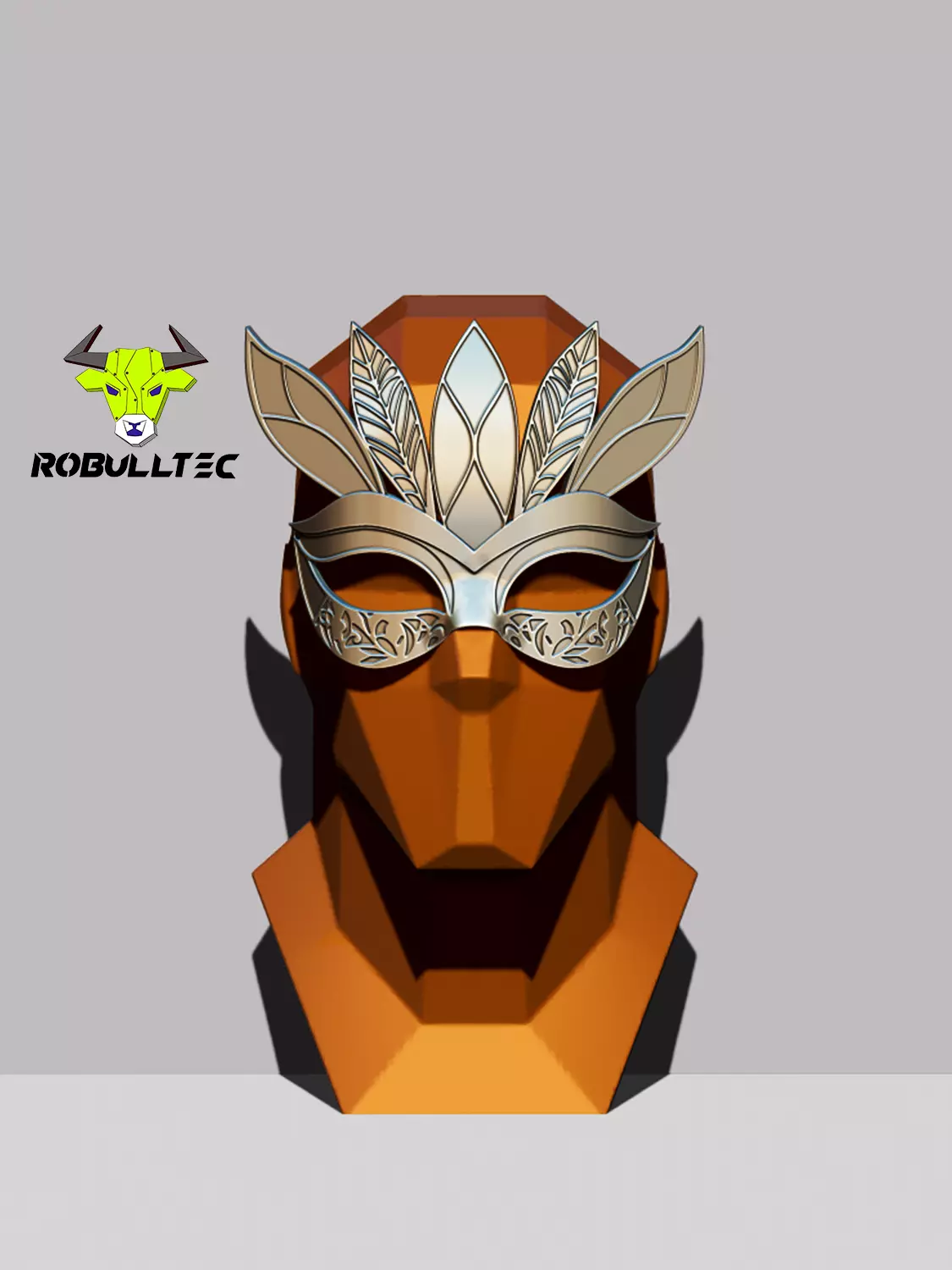 Carnival Mask V2 3D print model