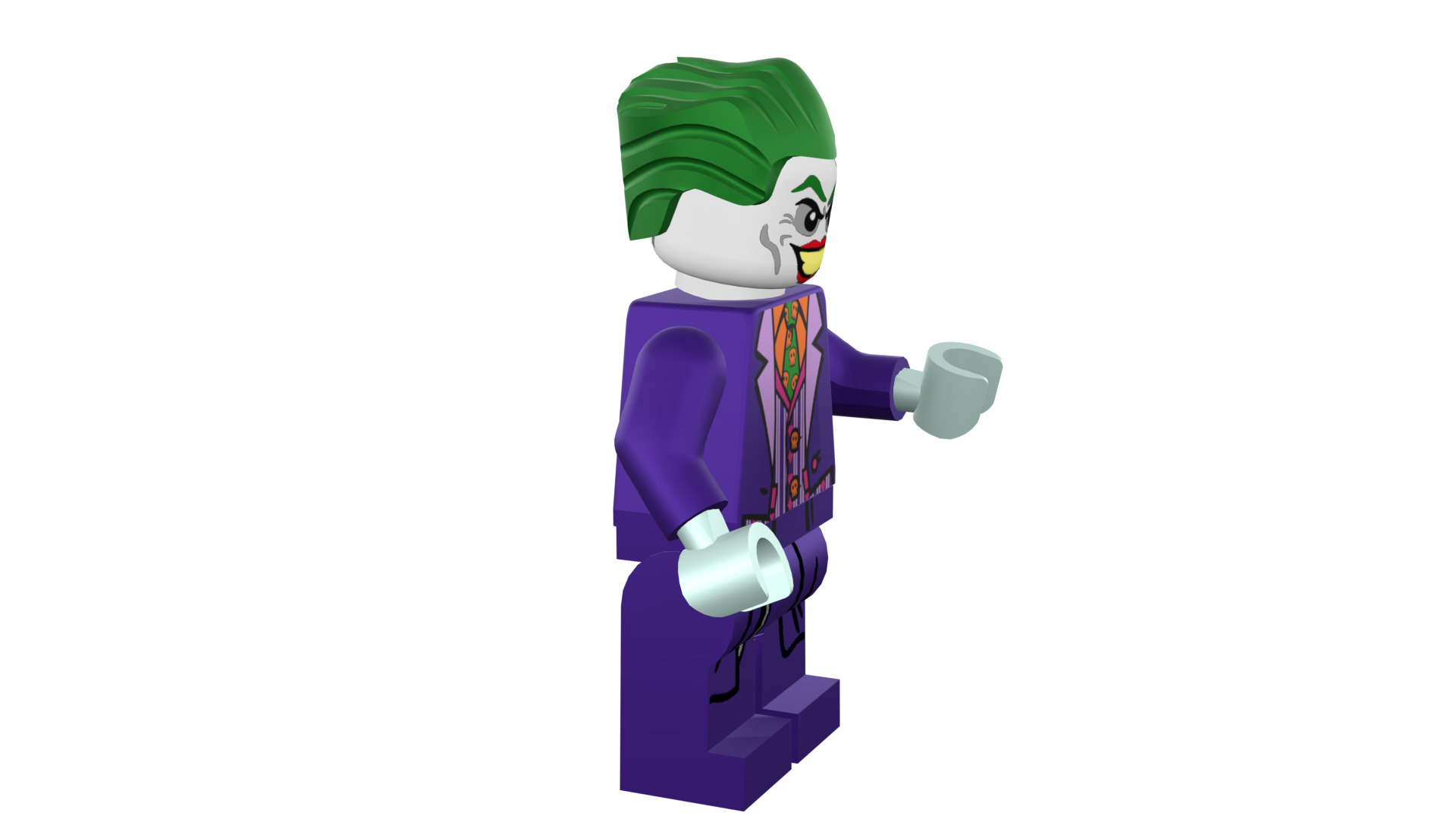 3D print minifigure - Joker - V2 3D print model_13