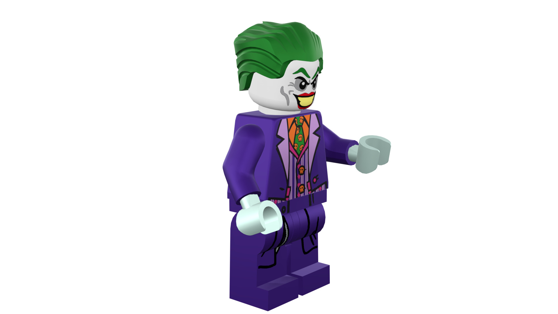 3D print minifigure - Joker - V2 3D print model_11
