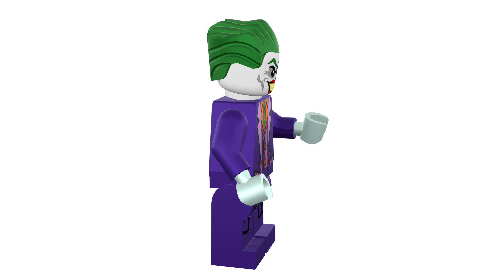 3D print minifigure - Joker - V2 3D print model_14