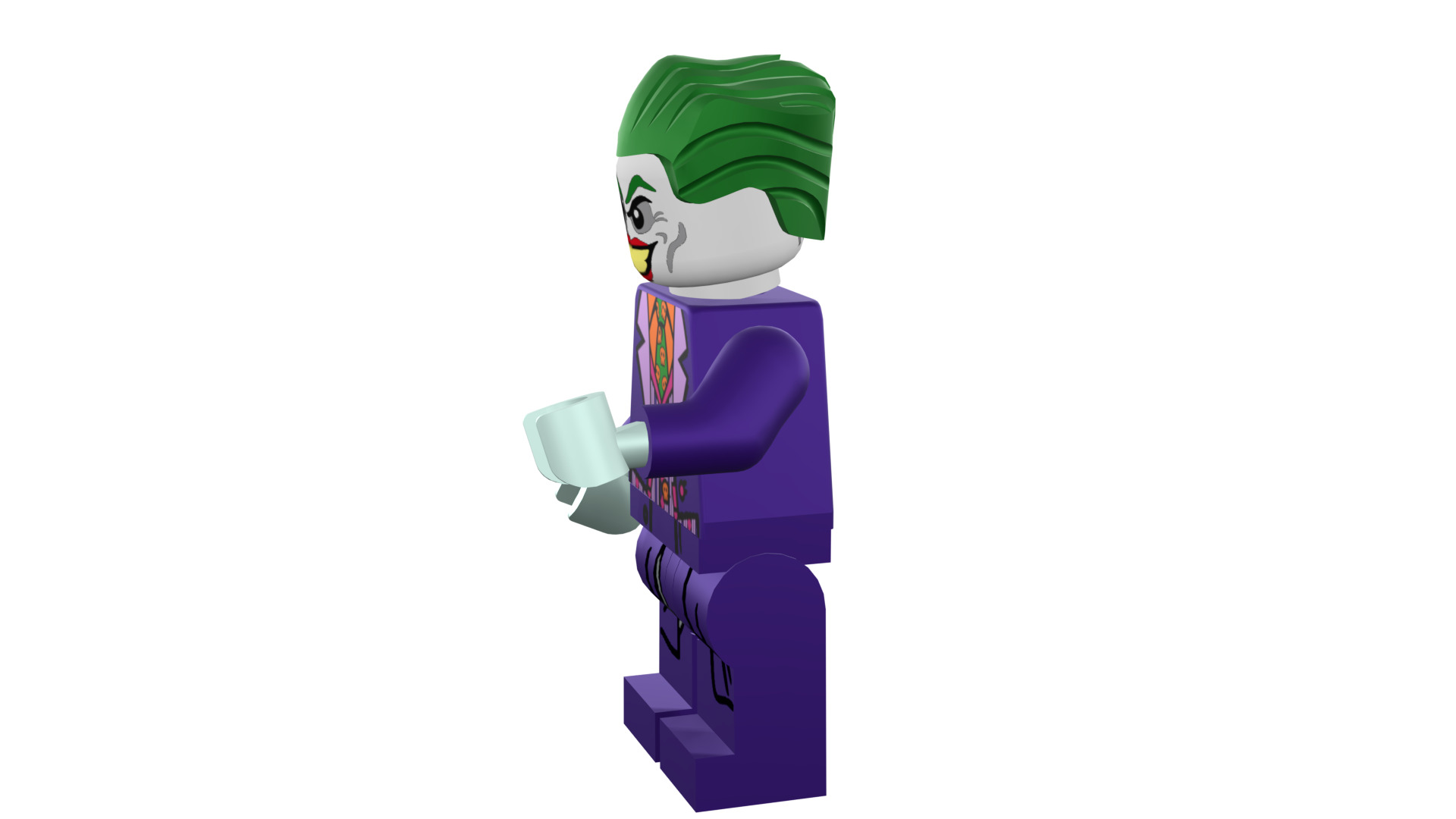 3D print minifigure - Joker - V2 3D print model_40