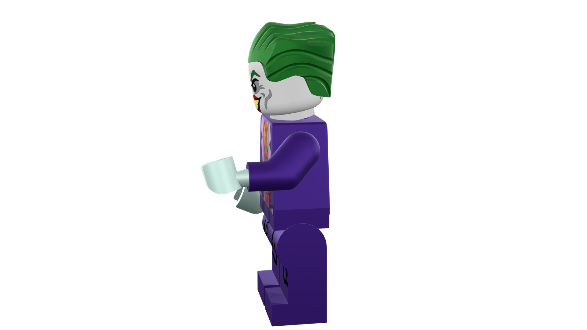 3D print minifigure - Joker - V2 3D print model_39