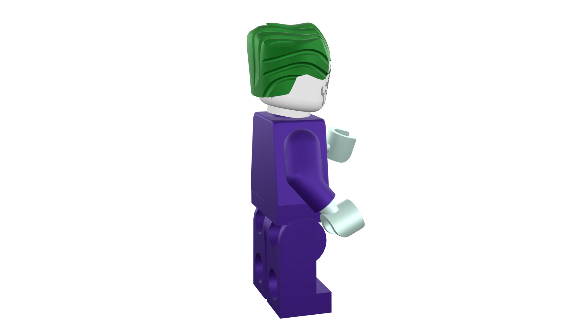 3D print minifigure - Joker - V2 3D print model_18