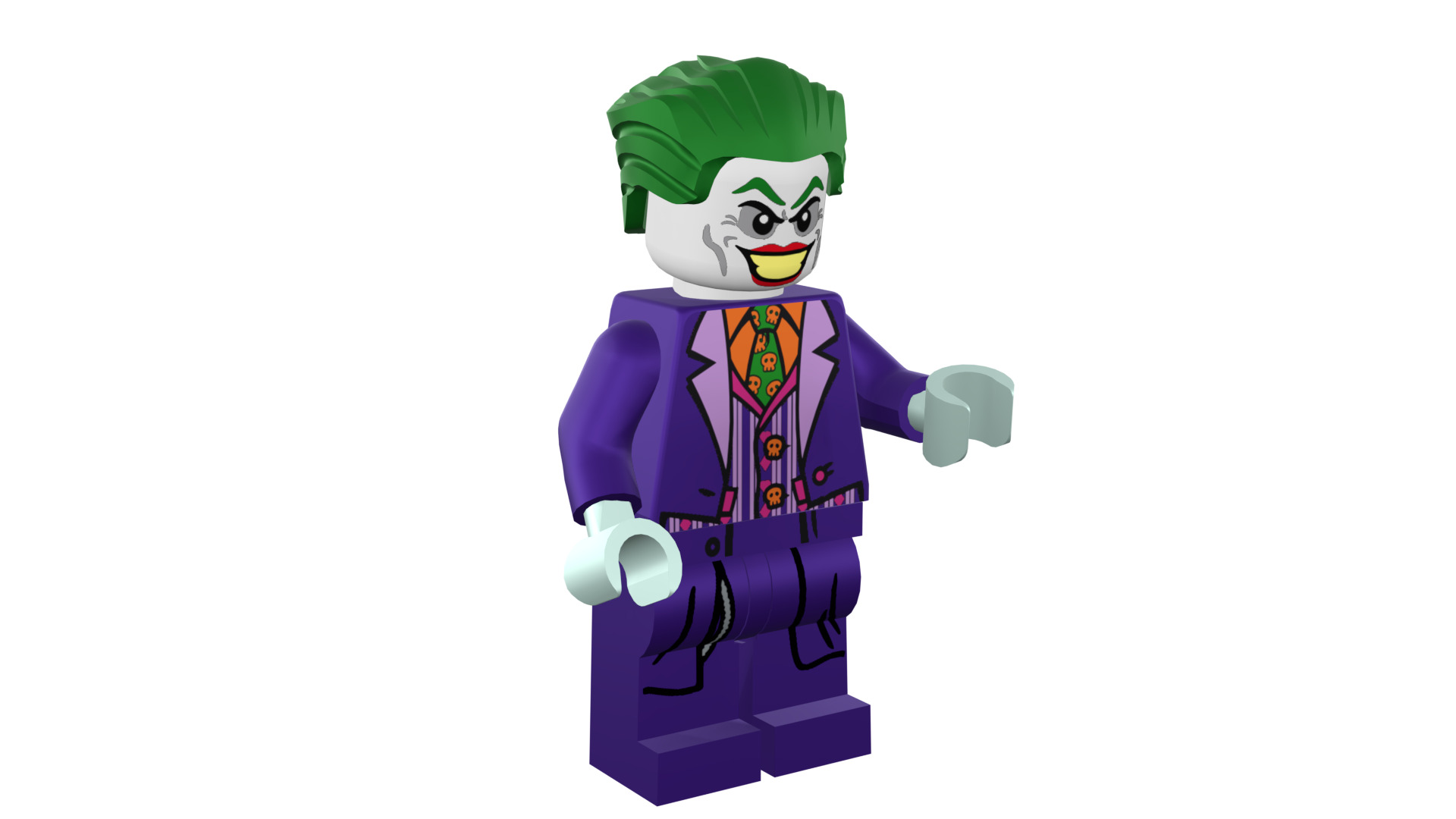 3D print minifigure - Joker - V2 3D print model_9