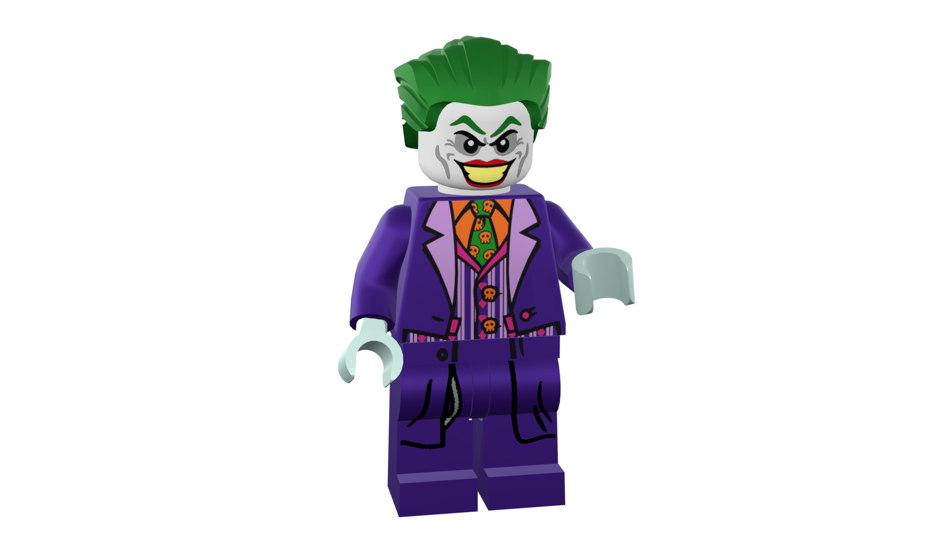 3D print minifigure - Joker - V2 3D print model_50
