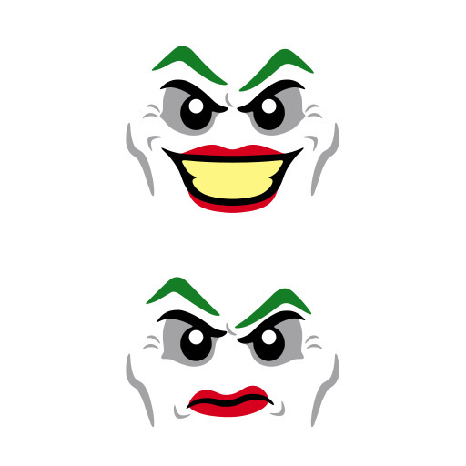 3D print minifigure - Joker - V2 3D print model_1