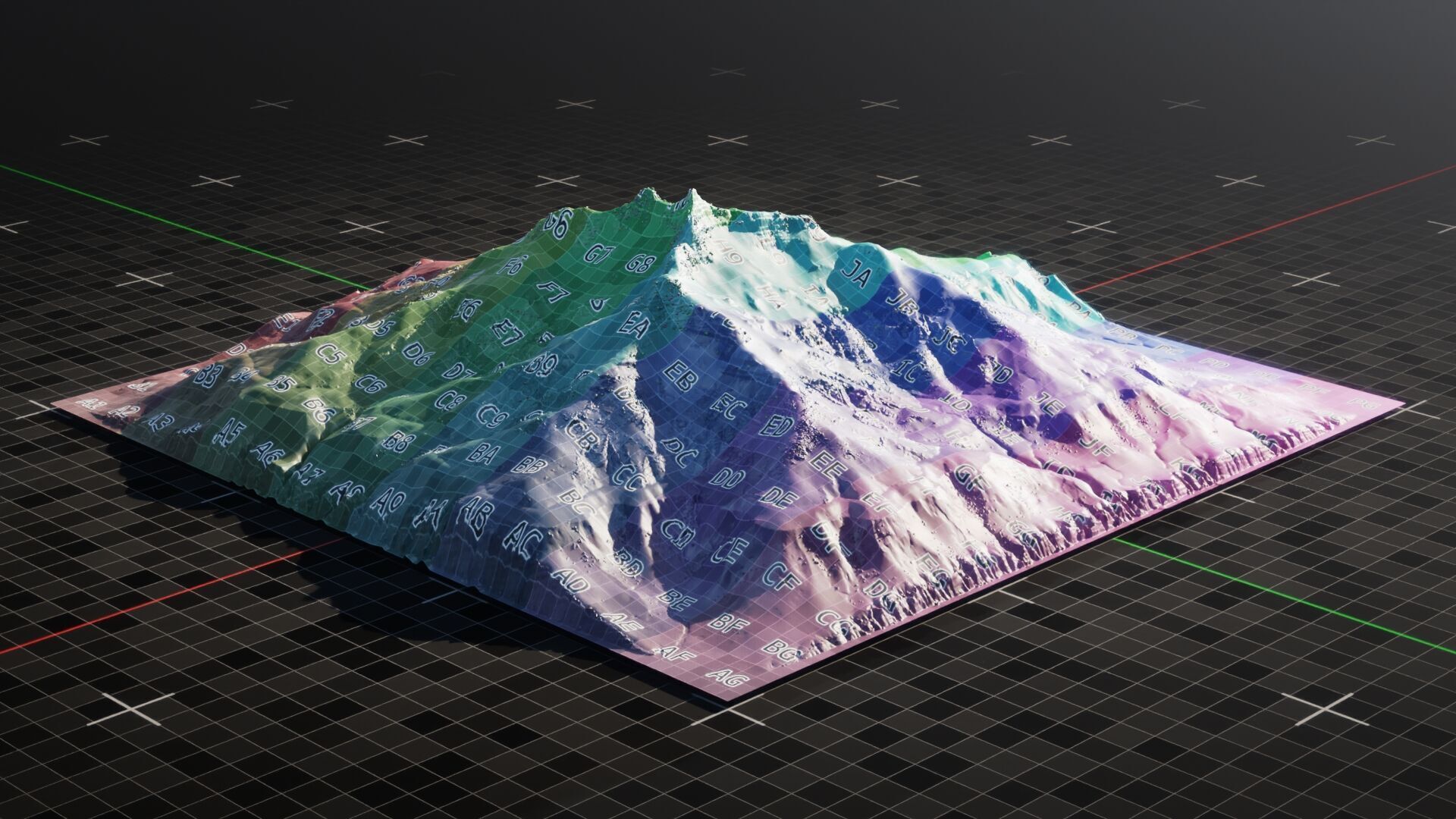 Island Mountain 2 3D model_10