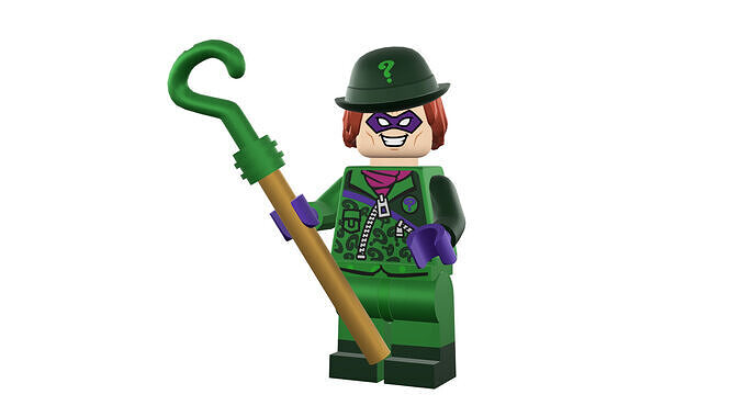 3D print minifigure - Riddler 3D print model