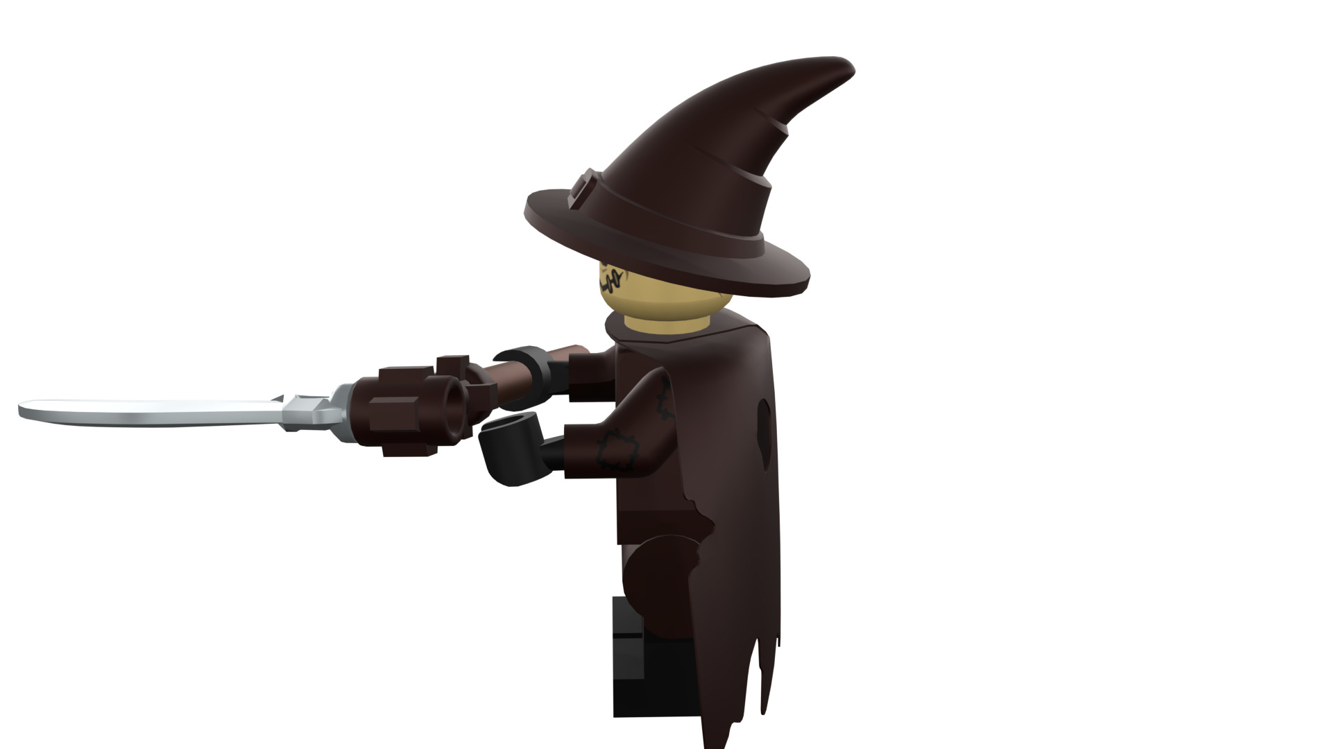 3D print minifigure - Scarecrow 3D print model_40