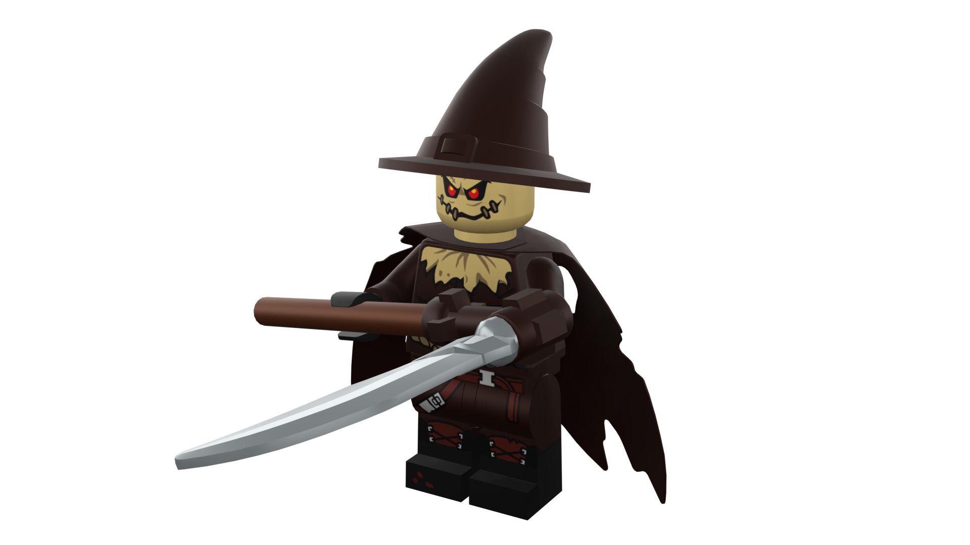 3D print minifigure - Scarecrow 3D print model_47