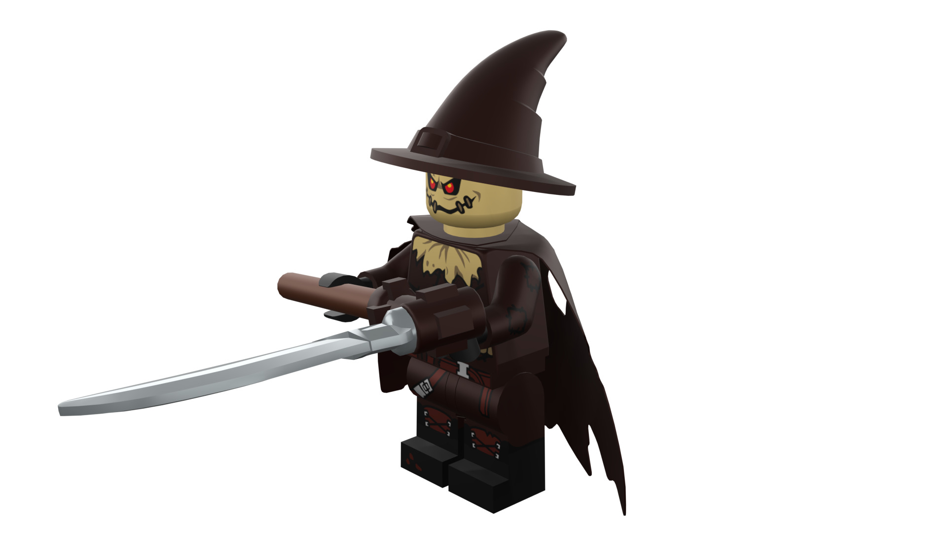 3D print minifigure - Scarecrow 3D print model_45