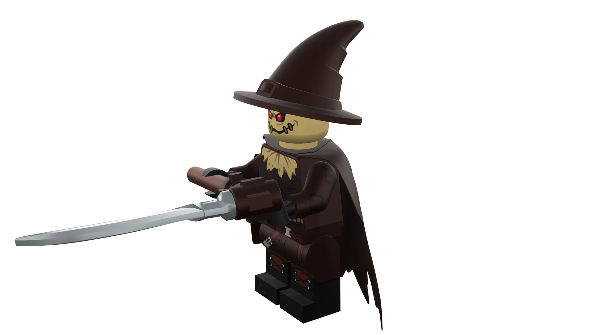 3D print minifigure - Scarecrow 3D print model_44
