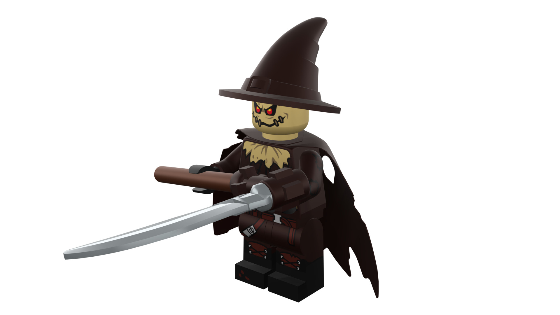 3D print minifigure - Scarecrow 3D print model_46