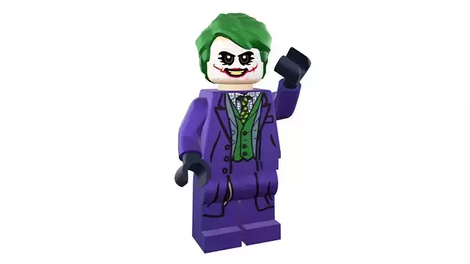 3D print minifigure - The Joker - V3