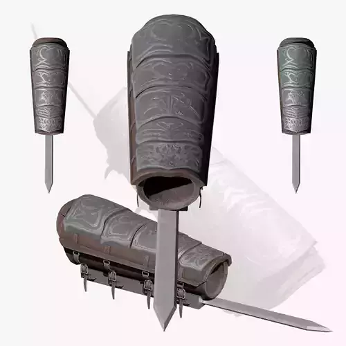 ASN Creed Hidden Blade Altair Low  IbnLaAhadAltairWarrior Free 3D model