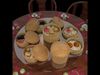  Chinese  dim-sum bamboo steamer table  3D model_1