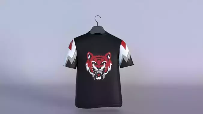 T-shirt 3d model 