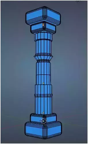 Stylized Stone Pillar