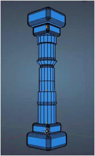 Stylized Stone Pillar Low-poly 3D model_0