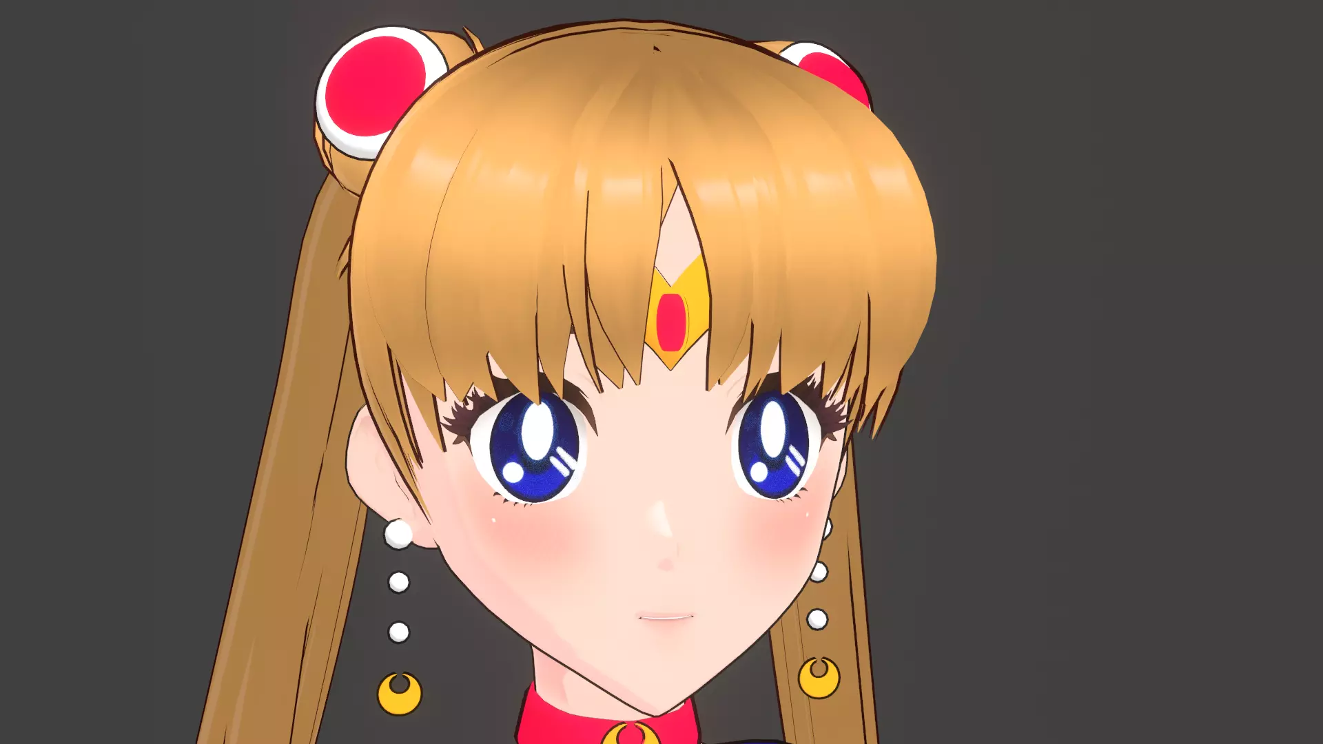 Vroid Sailormoon Free low-poly 3D model_0