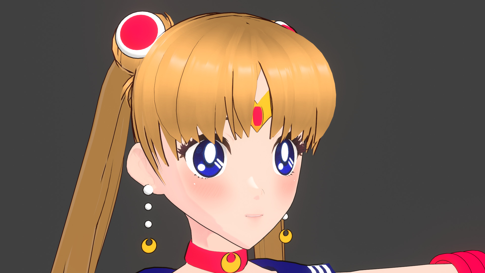 Vroid Sailormoon Free low-poly 3D model_1