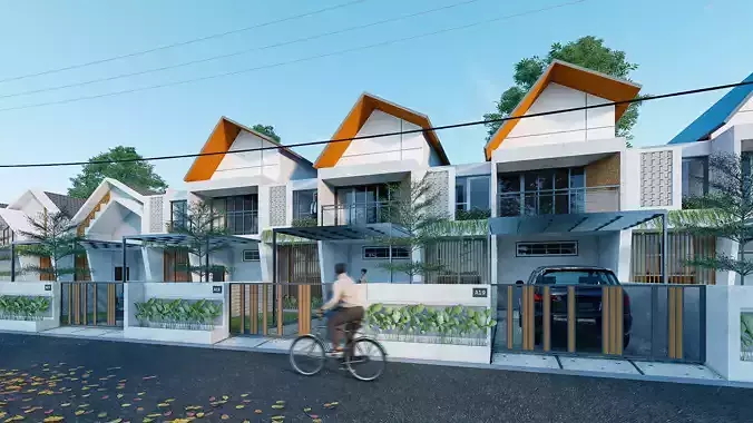 scandinavian residence house