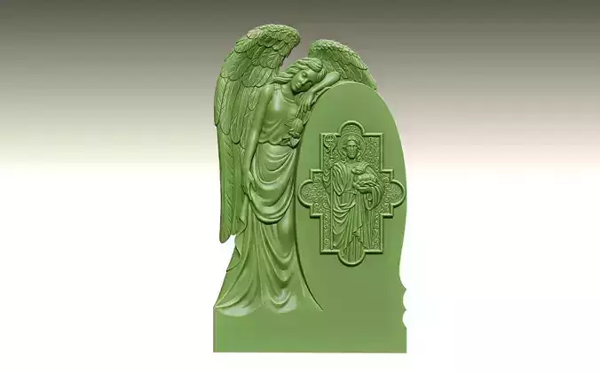 Angel Tombstone  Christian Art