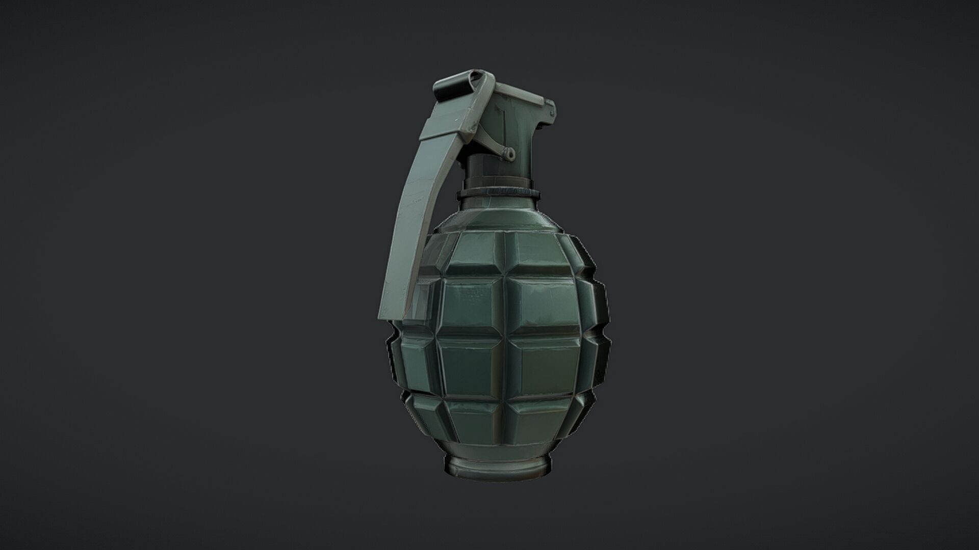classic hand grenade 3D model_3