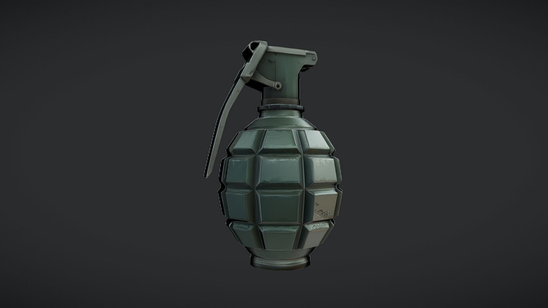 classic hand grenade 3D model_12